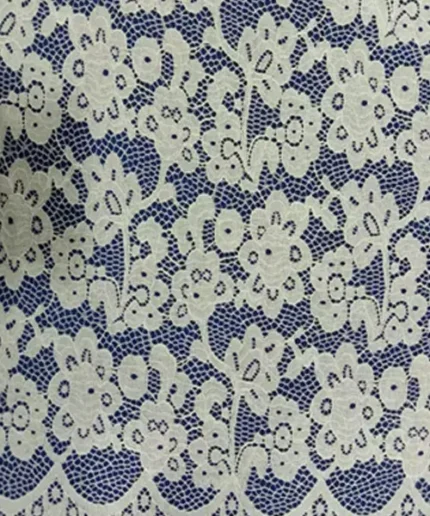 COTTON NYLON KNITTED LACE FABRIC